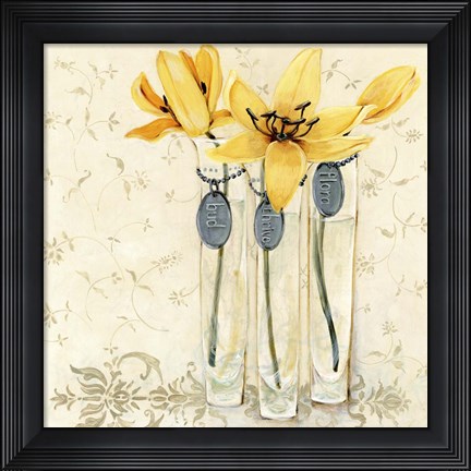 Framed Inspired Yellow Print