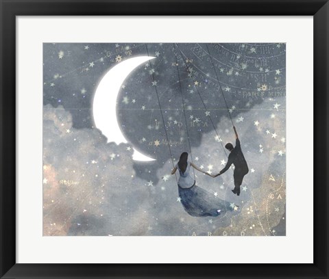 Framed Celestial Love I Print