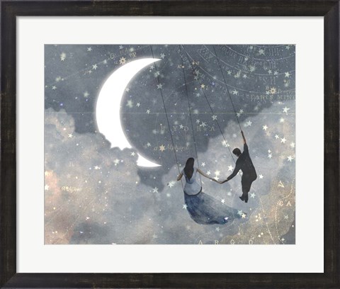 Framed Celestial Love I Print