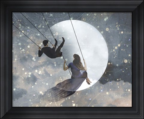 Framed Celestial Love II Print