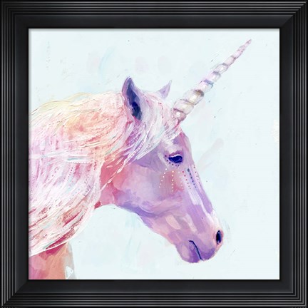 Framed Mystic Unicorn I Print