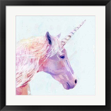 Framed Mystic Unicorn I Print