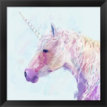 Framed Mystic Unicorn II Print