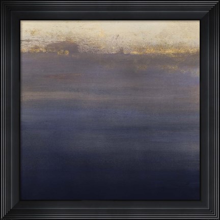 Framed Indigo Sundown I Print