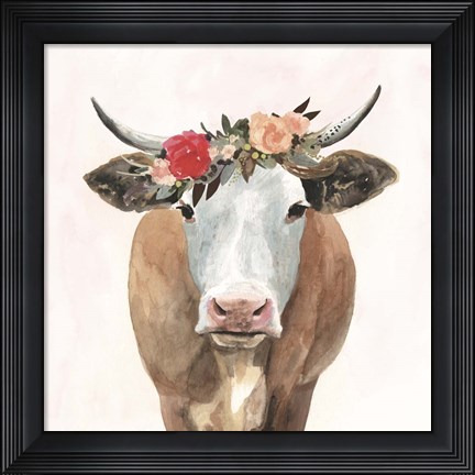 Framed Spring on the Farm II Print