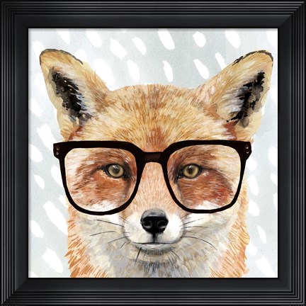 Framed Four-eyed Forester I Print