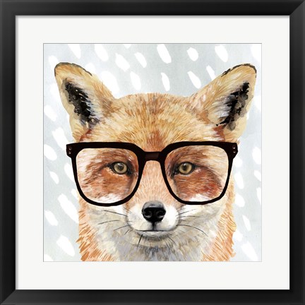 Framed Four-eyed Forester I Print