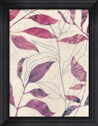 Framed Between the Leaves I Print