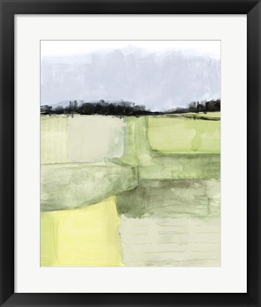Framed Pale Vista II Print