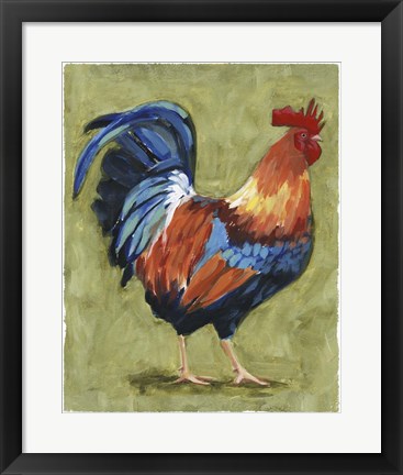 Framed Chicken Scratch I Print