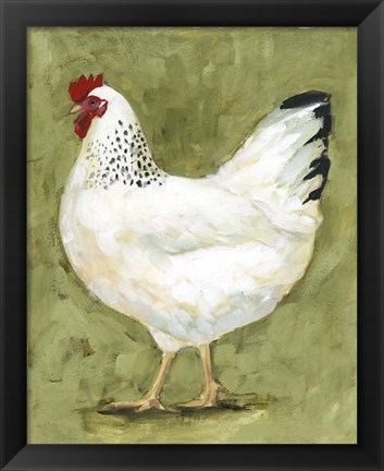 Framed Chicken Scratch II Print