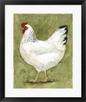 Framed Chicken Scratch II Print