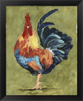 Framed Chicken Scratch IV Print