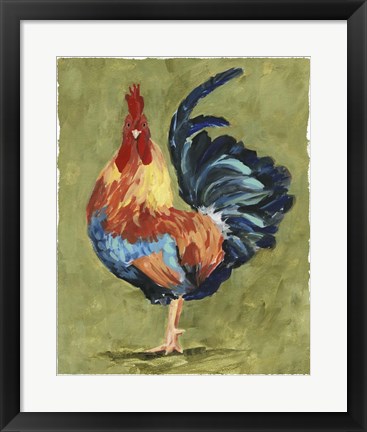 Framed Chicken Scratch IV Print