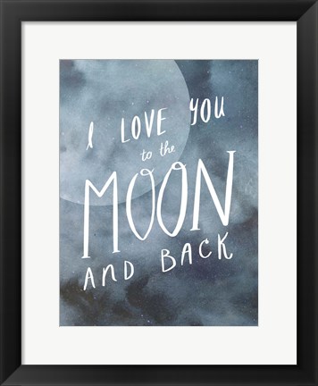 Framed Celestial Love III Print