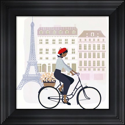 Framed Paris People II Print