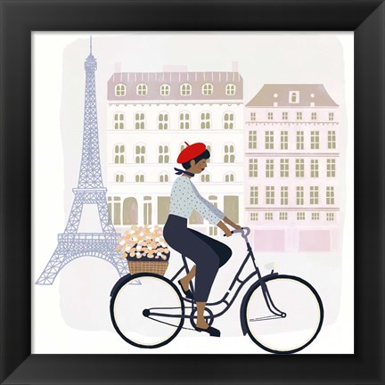 Framed Paris People II Print