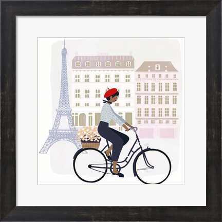 Framed Paris People II Print