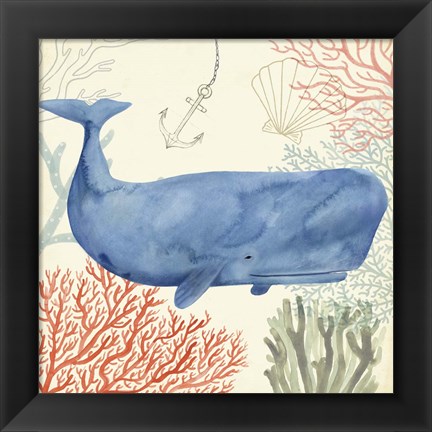 Framed Underwater Whimsy I Print