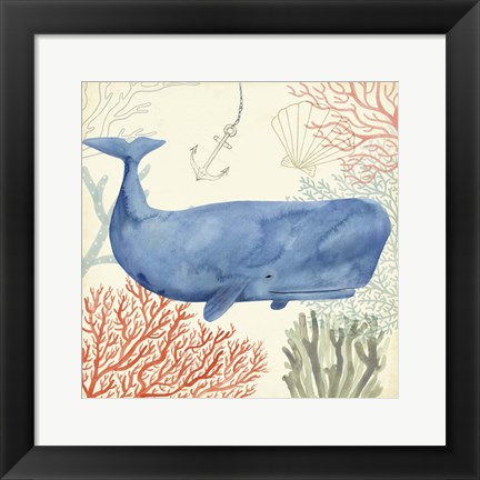 Framed Underwater Whimsy I Print