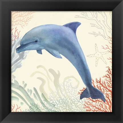 Framed Underwater Whimsy II Print