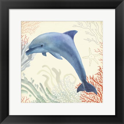 Framed Underwater Whimsy II Print