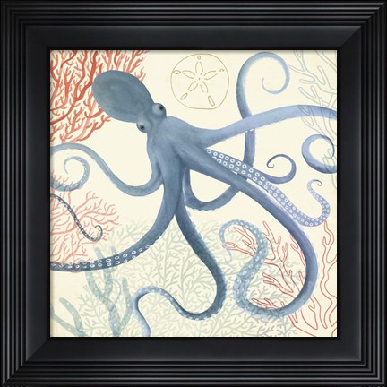 Framed Underwater Whimsy III Print