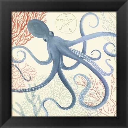 Framed Underwater Whimsy III Print