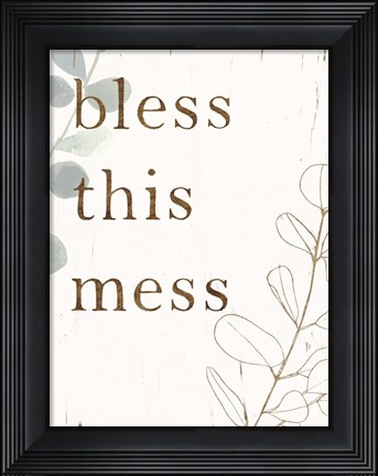 Framed Farmhouse Mantra I Print