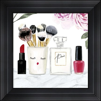Framed Get Glam X Print