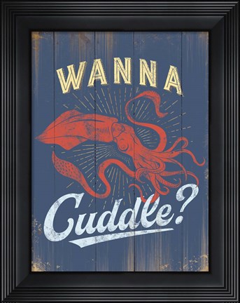 Framed Punny Coastal III Print