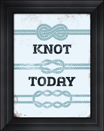 Framed Punny Nautical I Print