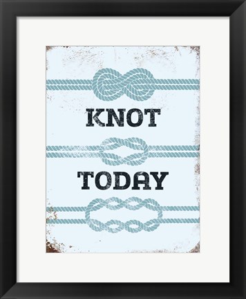 Framed Punny Nautical I Print