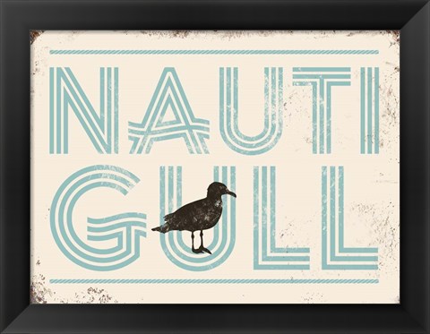 Framed Punny Nautical VI Print