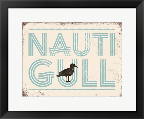 Framed Punny Nautical VI Print