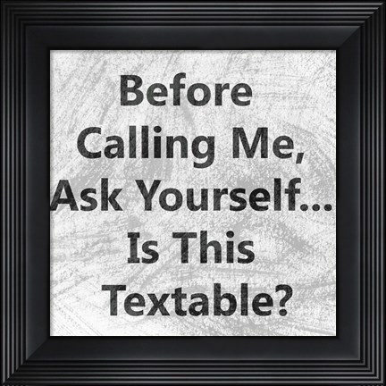 Framed Phone Snark II Print