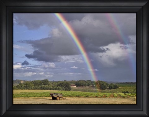 Framed Pastoral Countryside VII Print