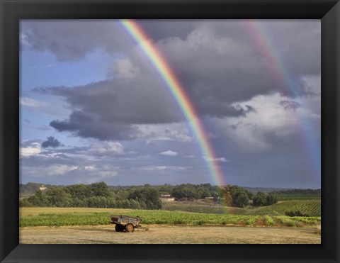 Framed Pastoral Countryside VII Print