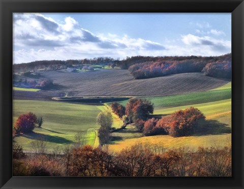 Framed Pastoral Countryside IX Print