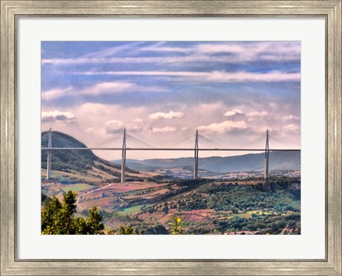 Framed Pastoral Countryside X Print