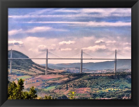 Framed Pastoral Countryside X Print