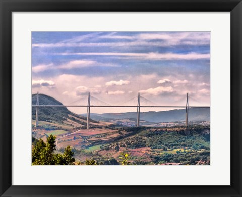 Framed Pastoral Countryside X Print