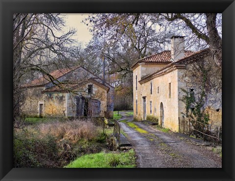 Framed Pastoral Countryside XII Print