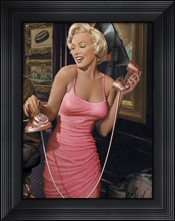 Framed Marilyn&#39;s Call II Print