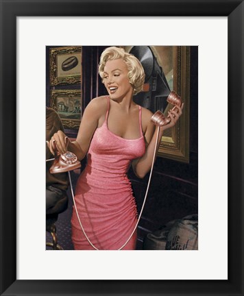 Framed Marilyn&#39;s Call II Print