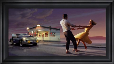 Framed Night Dance Print