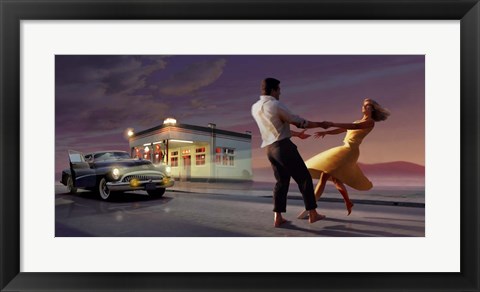 Framed Night Dance Print