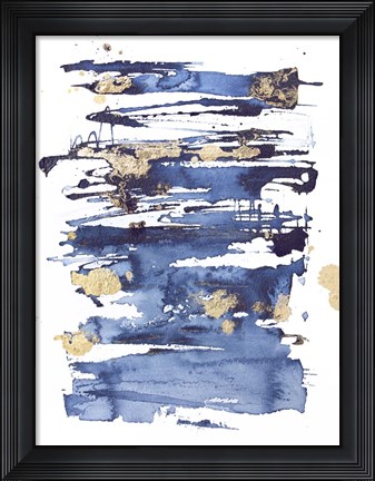 Framed Blue Rapture II Print