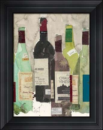 Framed Red or White I Print