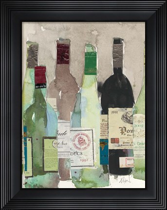 Framed Red or White II Print